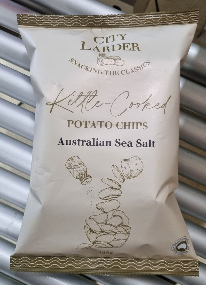 Kettle-cooked Potato Chips, 125g bag