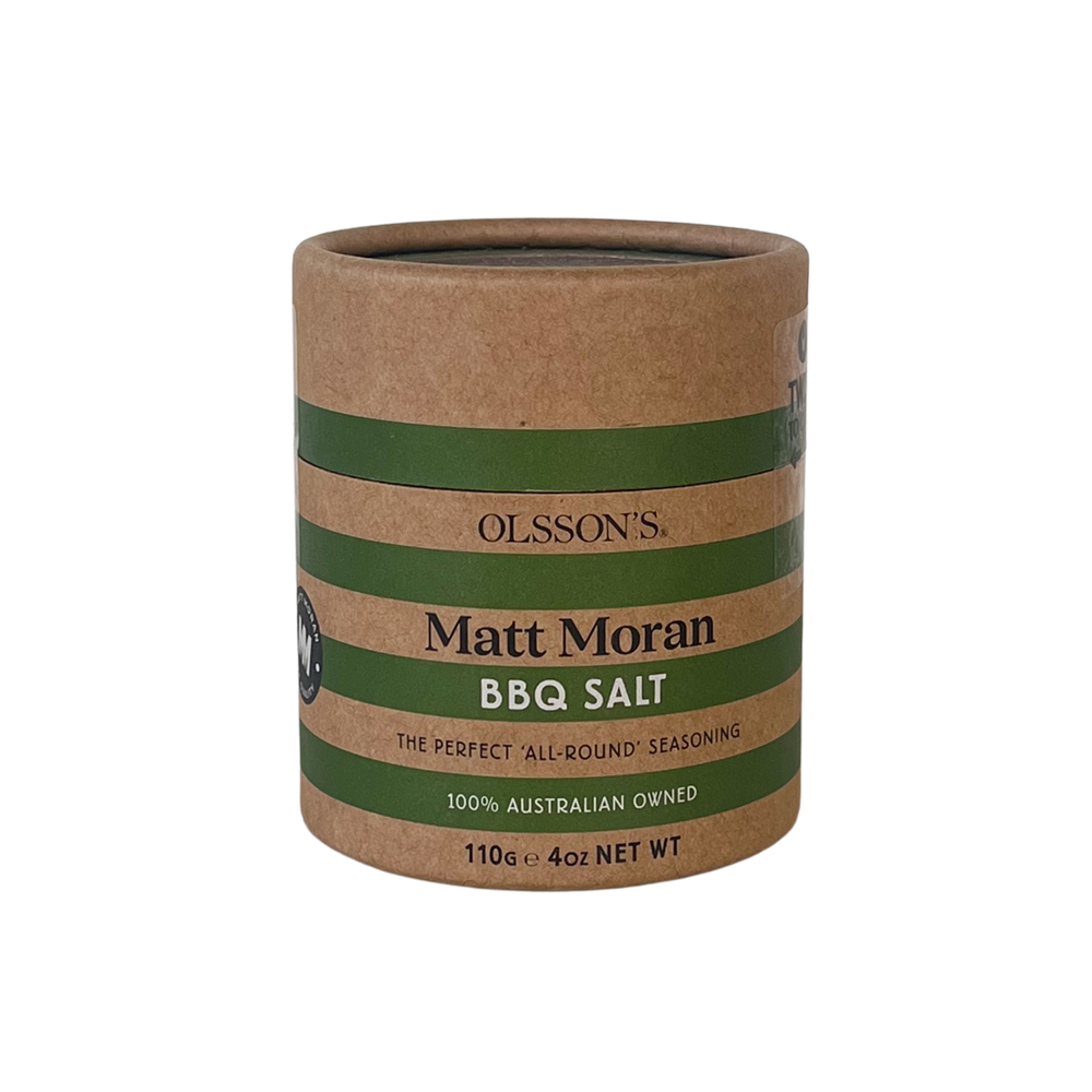 Matt Moran BBQ Salt, 110g Kraft Canister