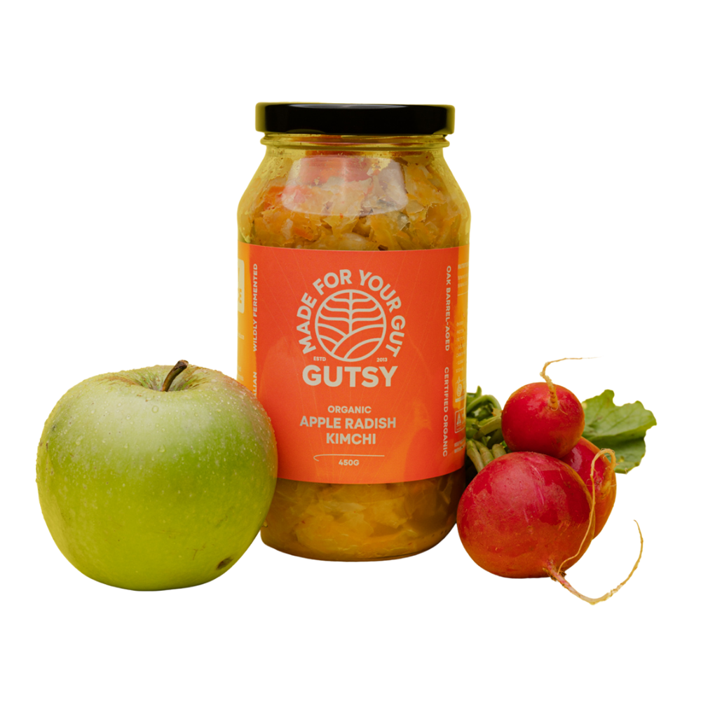 Organic Apple Radish Kimchi